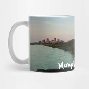 Photo of Memphis Tennessee sunset skyline night sky USA city break Mug